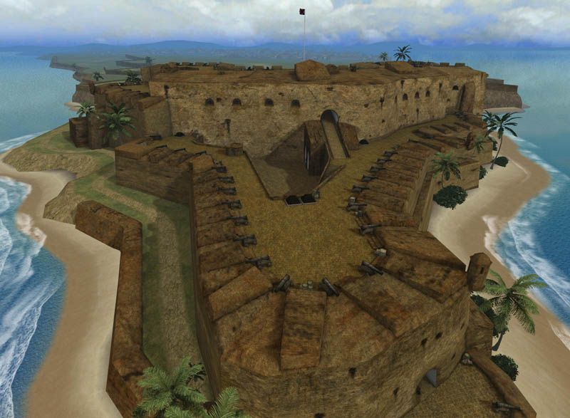 In-game Screenshot of the El Morro Fort for Pirates of the Burning Sea